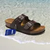 Tyska tofflor Designer Birkinstocks Bracken Arizona Tyskland Summer Leisure Cork Men's and Women's Beach tofflor DCE9