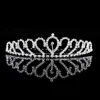 Diademi Elegante Sposa Corona Cristallo Accessori per capelli per bambini Pettine per capelli Strass Principessa Tornante per ragazze Compleanno Matrimonio Tiara Z0220