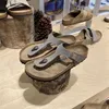 Slippers allemand Designer Birkinstocks Boken Boken Gizeh Boken Cork Herringbone Slippers Men's and Women's Sandals Beach Shoes