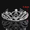 Tiaras princesa Bridal Crystal Tiaras coroas da cabeça Combs Women Girls Conceant Prom Wedding Party Accessiories Fashion Hair Jewelry Z0220