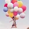 100st 36 -tums jätterosa ballong rund latex ballonger bröllop dekoration uppblåsbar heliumboll födelsedag ballonger
