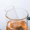 Стеклянный чай Infuser Creative Pipe Glass Design Tea Litter для крушения модного фильтра для чайного чая