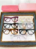 Monture de lunettes pour femmes, lentille transparente, hommes, gaz solaires, Style à la mode, protège les yeux UV400 avec étui 03UV