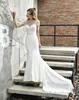 Mermaid wedding dress Sequin slim new deep V long style EN50381