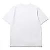 Men's T-Shirts High Street Letter Foam White Black Summer Tshirts for Men and Women Round Neck Casual Short Sleeve Tees Oversized Loose Tanks Z0220