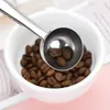 Coffee Scoops Measuring with Sealing Clip Kitchen Baking Scale Milk Powder Round Spoon