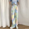 女子ジーンズのソリッドカラー女性Y2Kガールストリートウェアファッション服FEMMEスリムストレートレッグパンツヒップホップママ