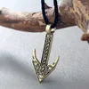 Hänge halsband chengxun män halsband livsriktning pil rune viking amulet nordisk talisman original smycken för vänner