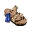 ドイツのスリッパデザイナーBirkinStocks Boken Slippers Gold Brushed Eva Slippers Gizeh Boken Beach Shoes Arizona Sandals Awji