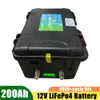 LIFEPO4 12V 200AH LITIUM -batterier för monitor/Display Storage Battery Carton Box Long Cycle Life 12V 200A