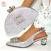 Kleid Schuhe Royal Blue Lady Spitzschuh und Taschenset für Party Italienische Designer Luxus Frauen passend zu einer Hochzeit 2023