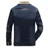 Hommes Vestes Hommes Veste Casual Denim Manteaux Hommes Col Montant Mince Mâle Bomber Classique Fourrure Parkas Asie Taille M-6XL