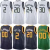 Gedrukte mannen Kids Dames Basketbal Damian Jones Jerseys 15 Clarkson 00 Udoka Azubuike 20 Walker Kessler 24 Rudy Gay 22 Russell Westbrook 99 Juan Toscano-Anderson 95