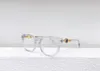 Femmes lunettes cadre clair lentille hommes soleil gazes Style de mode protège les yeux UV400 avec étui 3310