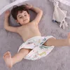 Gonna per pannolini per bambini Pantaloni per urina impermeabili Panno per neonati e bambini Puro cotone lavabile Anti-bagnatura a letto Bambini Vasino da letto