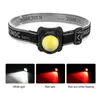 Headlamps LED Headlamp Head Light Fishing Hiking White Red Adjustable Headband Safety Emergency Lamp Equipment