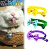 10 -stcs/pack Cat Carrars verstelbare hond kat bow stropdas veiligheid buckle kraag nylon ketting voor puppy kitty feestelijke feestdierenbenodigdheden