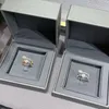 Messiika MY TWIN 2 ringen voor dames ontwerper diamant Verguld 18K officiële reproducties maat 6 7 8 klassieke stijl luxe Nooit vervagen cadeau voor vriendin 012