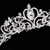 Diadèmes Magnifiques accessoires de cheveux de mariage diadème de mariée princesse couronne diadèmes et couronnes autriche cristal coeur bijoux de fête de mariage Z0220