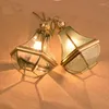 Hanger lampen keuken koper matglas hangend licht e27 voor eetkamer schaduw vintage suspensie led lamparas