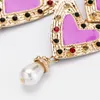 Dangle Earrings & Chandelier For Teens Pearl Pendant Trendy Accessories Cute Love Modeling Instagram