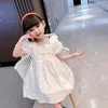 Vestidos para niñas, vestido de verano para niñas, lazo grande, estilo informal para niños, ropa para niños pequeños