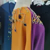 Ethnic Clothing Robe Musulane Longue Abaya Dubai moda satynowa długie sukienki dla kobiet femme islam kaftan