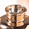 Vaser Gradientglas Vaselektropläterad guldblomma för heminredning Torkad flaskbar restaurang 2023