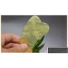 Masaż kamienie skały chińskie naturalne narzędzia jadei scra gua sha leczenie twarzy narzędzie Mas