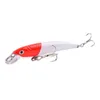 Fiskekrokar 12 datorer fiske lockar bete 3d eye 8cm5g minnow crankbait wobblers abborre konstgjorda bete gädda karp bete simma bete fiske lure 230220