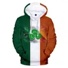 Men's Hoodies 3 To 14 Years Kids St. Patrick's Day 3D Printed Hoodie Sweatshirt Boys Girls Casual Cartoon Jacket Coat Children Clothes