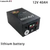 Batterie au Lithium 12V, 40ah, Rechargeable, Portable, pour Camping en plein air, secours, batterie portable solaire d'urgence