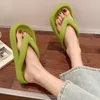 Slippers Flip Flops Оптовые летние повседневные стенги на открытом воздухе пляжные сандалии eva flat платформа удобные туфли женские женские пара толстые 230220