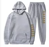 Männer Frauen Casual Trainingsanzug Frühling Herbst Herren Sets Einfarbig Sportswear Marke Hoodie Hosen Kleidung Mode 2 Stück Set Sportanzüge A015