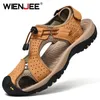 Sandals Men Summer Comfortable Casual Shoes Plussized Flats High Quality Beach Sandalias Hombre 230220