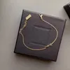 Designer Goldkette Armbänder lieben Schmuck Brief Anhänger y Armband für Frauen Charme Ohrring