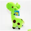 Gefüllte Plüschtiere Neue süße Giraffe Stofftiere Tier Liebe Puppe Baby Kinder Kinder Geburtstagsgeschenk 6 Farben zur Auswahl Drop Deliv Dhpyx
