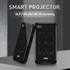 Проекторы P09-II портативный DLP Mini Pocket Projector Android 9.0 2 ГБ ОЗУ 32 ГБ WIFI5 BT4.2 4K HD BEAMER HOME CINEM