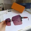 Sonnenbrillenmarken Rahmenlose Coolwinks-Brillen Goggle Retro-Brillen Sonnenbrille polarisiertes Verbundmetall Hochwertiges graues Adumbral