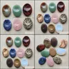 Stone Healing Reiki Natural Thumb Beads Gift Collection and Home Decor Jewelr Luckyhat Drop Leverans smycken DHGMU