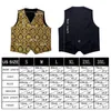 Men's Vests 25 Styles Silk Paisley Men's Suit Tie Hanky Cufflinks Set Men Waistcoat Sleeveless Casual Business Party Jacket Barry.Wang