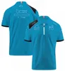 Erkek ve Kadınlar 2023 Yeni Ürün F1 Team T-Shirt Polo Takım Four Seasons Formula One Racing Suit Resmi Custom2406