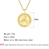 ペンダントネックレスchengxun zodiac sign leo charm for women men stainkesles