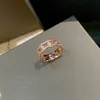 Messii ka ringen voor vrouwelijke ontwerper goud vergulde 18k sterling zilvergrootte 6 7 8 mode klassieker stijl hoogste aanrechtkwaliteit nooit fade cadeau voor vriendin 003