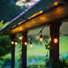 Strings 10M Glass Bulb Outdoor Waterproof E27/E26 String Lights LED Lighting Decorative 220V 10 LEDs Bulbs