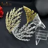 Tiaras A254 Silber Gold Braut Stirnband Strass Haarschmuck für Frauen Tiaras Luxus Kristall Hochzeit Krone Diamant Braut Kopfbedeckung Z0220