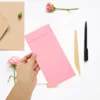 Gift Wrap Envelopes Money Colored Invitation Wedding Greeting Envelope Adhesive Kraft Self Paper Cash Budget Saving Note