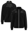 Veste à capuche de l'équipe F1 2022-2023, sweat-shirt de course pour pilote de Formule 1, coupe-vent, automne et hiver, chaud, coupe-vent, fermeture éclair, 263v