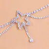 Anklets VCU dubbelskiktsstjärna ankel armband grossist smycken för kvinnor ihåliga pendelle strand fotkedja smycken smycken