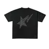 Men's T-Shirts Unisex Y2K Summer men's TShirt Fashion graphics star print man goth Tshirt Sport grunge Gothic Short Sleeve Oversized Tshirt Z0220